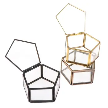  Naujas Geometrinės Skaidraus Stiklo Laikymo Dėžutė Papuošalų Dėžutė Naujas Mados Vestuvių Nuotakos Žiedas Dėžutė Saldainių Dėžutė Dovanų Dėžutėje